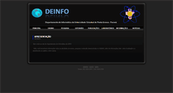 Desktop Screenshot of deinfo.uepg.br
